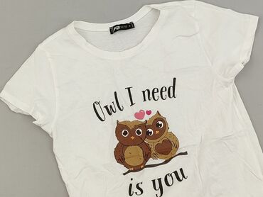 sinsay t shirty basic: FB Sister, T-shirt damski, rozmiar S