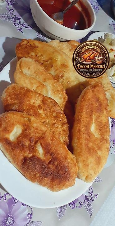 mozarella pendiri: Ləzzət Mərkəzi – ev üsulu bişirilmiş ləpəli-qızardılmış pirojkalar - — 1