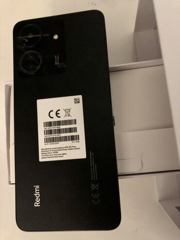 zhenskie dublenki iz mutona: Xiaomi Redmi 13C, 128 ГБ, цвет - Черный, 
 Отпечаток пальца, Face ID