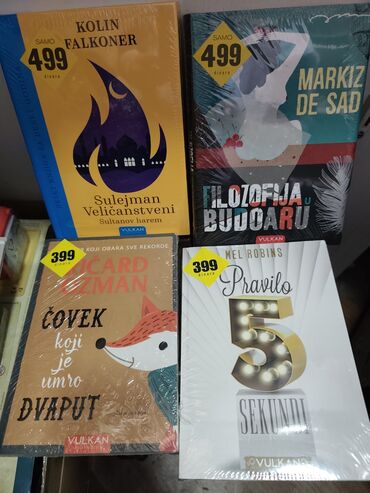 Knjige i stripovi: Naslov: Knjige – razni naslovi (beletristika, romani, trileri) Opis — 12