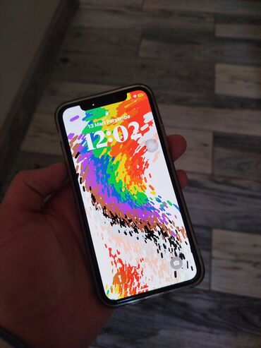 islənmis telefonlar: IPhone X, 64 GB, Face ID, Qırıq