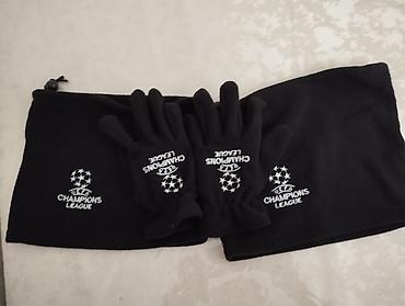 оптом часы: Комплект аксессуаров UEFA Champions League: флисовые перчатки + два — 4
