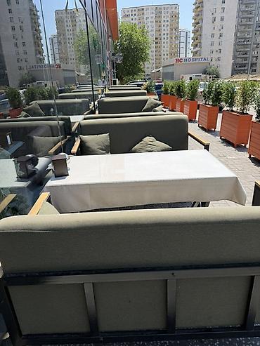bina evleri: Kafe/restoran üçün açıq hava oturma dəsti Tərkib: - 2 ədəd — 2