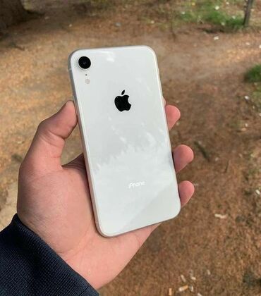 iphone xr белый: IPhone Xr, Б/у, 128 ГБ, Белый, Зарядное устройство, Чехол