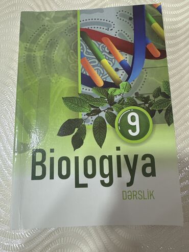 9-cu sinif biologiya dərslik. İstifadə olunmayıb tam yeni