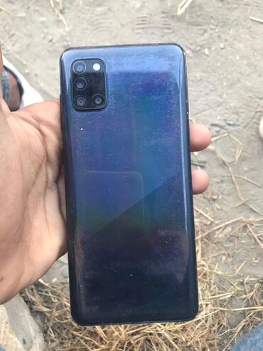телефон fly ds: Samsung Galaxy A31, 64 ГБ, цвет - Синий, Отпечаток пальца, Две SIM карты, Face ID