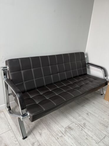 кара балта мебель бу: Прямой диван, цвет - Черный, Б/у