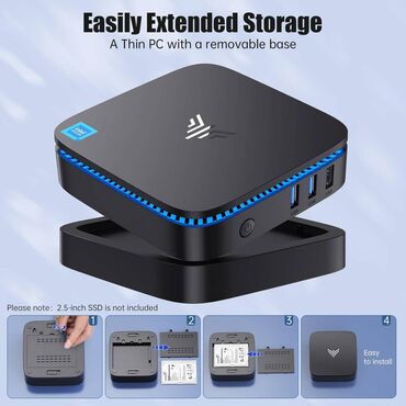 Planşetlər: Mini Pc / Mini Computer ( 2024 model ) Win 10 Pro CPU Intel N5105 GPU