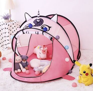 Игрушки: Детские палатки 3 вида • Чехол •Палатка • Коврик • Мячики