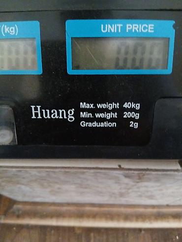 grisko: Digitalna trgovinska vaga Huang – maksimalno opterećenje 40 kg - — 3