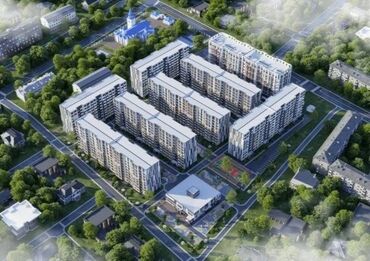снять жилье в кыргызстане: 2 бөлмө, 56 кв. м, Элитка, 9 кабат, ПСО (өзү оңдоп түзөтүп бүтүү үчүн)