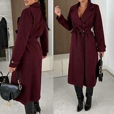 Kaputi: Ženski elegantni kaput sa pojasom

Kaput: 3.999dinara
S M L XL — 2