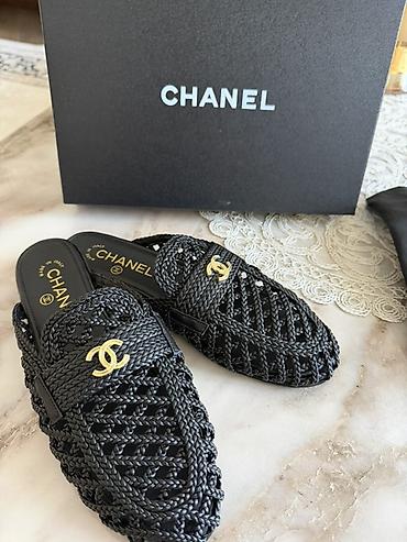 туфли chanel: Шлёпанцы/мюли Chanel из плетёного материала Обувь новая! Не носили ни — 3