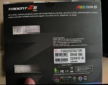g skill: Güclü RGB oyun/ofis kompüteri – tam sistem Komponentlər: - Video — 5