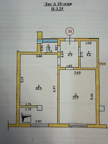 11: 3 комнаты, 175 м², Нижний Джал (Джал-23) Элитка, 10 этаж, Дизайнерский ремонт — 1