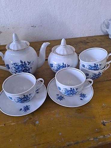 Чайники: Фарфоровые чайные сервизы и заварочные чайники с ручной росписью — 3