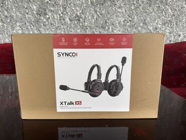 Səsgücləndiricilər, qulaqlıqlar və mikrofonlar: SYNCO XTalk S – simsiz interkom qulaqlıq dəsti Məhsul: SYNCO XTalk S — 9