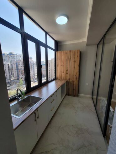 квартира токмок сниму: 2 комнаты, 50 м², Элитка, 10 этаж, Дизайнерский ремонт