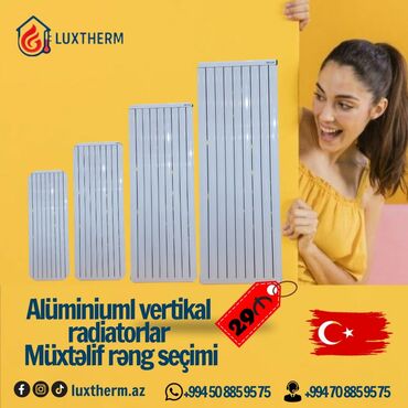 Kombilər: Seksiyalı Radiator Alüminium, Kredit yoxdur