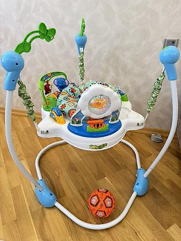Другие развивающие игрушки: Uşaq üçün interaktiv tullanqa/jumperoo - 360° fırlanan yumşaq — 1