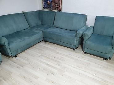 Угловые диваны: Угловой диван, C подушками — 5