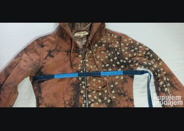 Dukserice: Ženska jakna sa kapuljačom – unikatni etno/boho stil. Unutra je — 8