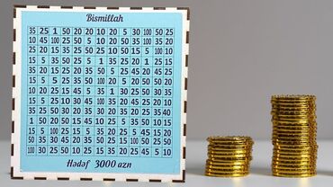 Hədəf Qutuları (3000 və 5000) mövcuddur. 
Çatdırılma Var