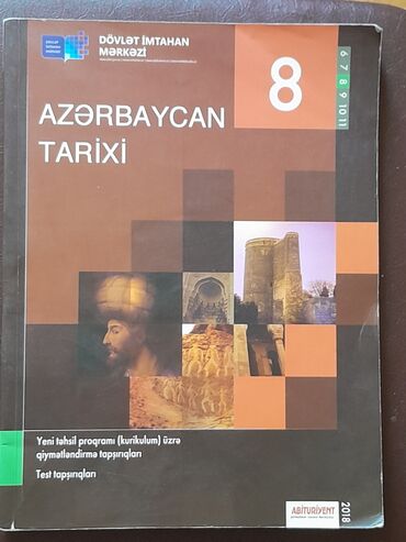 Testlər: 8 ci sinif test toplusu DIM Az tarixi 3 AZN ici teptezedi bezi