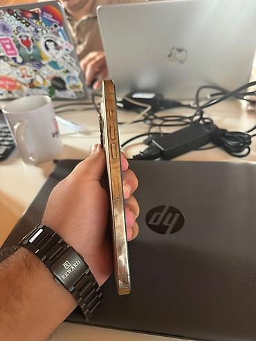 iphone aux: IPhone 14 Pro Max, 256 GB, Qızılı, Qırıq — 5