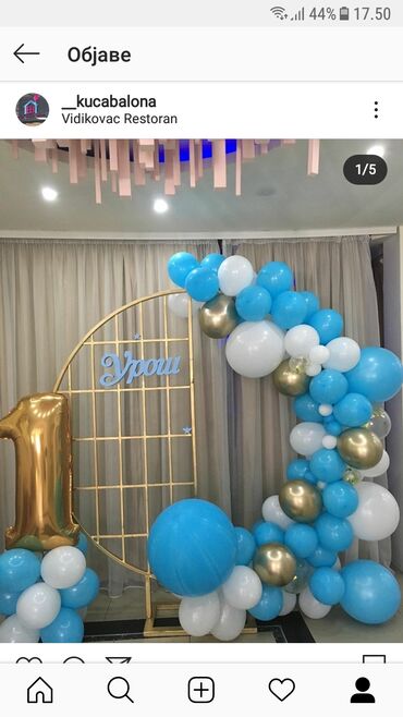 Praznična dekoracija: Rođendanska dekoracija, Novo — 2