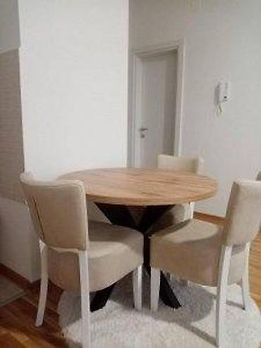 stolice sabac: OKRUGLI TRPEZARIJSKI STO MODEL O1 | Izrada nameštaja po meri Drvo& — 4