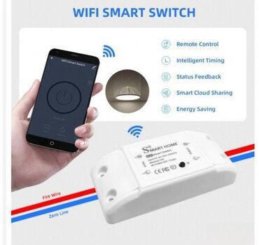 Elektro materijal: Smart Home WiFi Prekidač 10A 2200W (Smart Home TH10A) 🔌 — 5