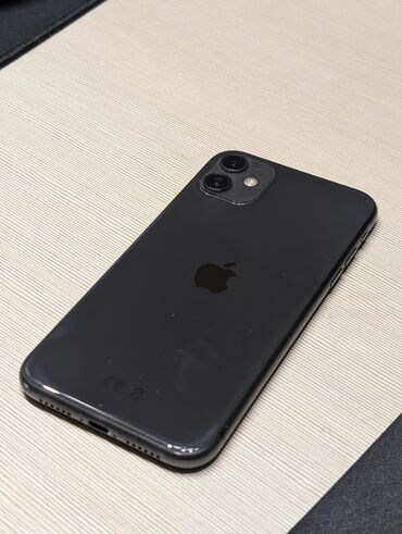 lightning кабель: IPhone 11, Колдонулган, 64 ГБ, Кара, Куту, 65 %