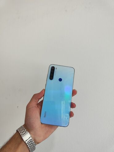 xiaomi not 9: Xiaomi Redmi Note 8, 64 ГБ, цвет - Голубой, 
 Кнопочный, Отпечаток пальца