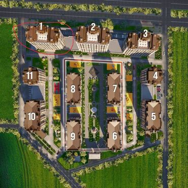 Продажа квартир: 3 комнаты, 83 м², Элитка, 10 этаж, ПСО (под самоотделку)