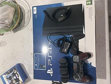PS4 (Sony PlayStation 4): Пс4 Про 1тб, практический новая, использовалась очень редко. С — 2