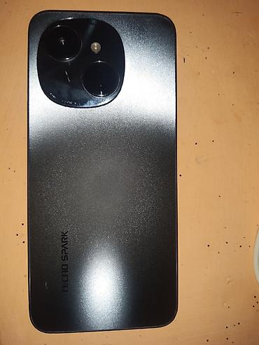 iphone 16 pro almaq: Tecno Spark, 128 GB, rəng - Boz, Barmaq izi — 2