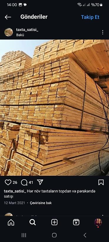 Taxta plitələr: Taxtalar, uzunluğu - 6 m, Pulsuz çatdırılma — 7