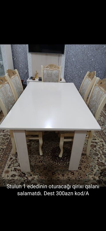Masa və oturacaq dəstləri: Masa stol stul sekillerde qiymət məlumat qeyd olunub unvan Gence -da lalafo.az — 16 Masa və oturacaq dəstləri: Masa stol stul sekillerde qiymət məlumat qeyd olunub unvan Gence — 16