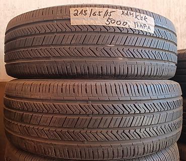 hankook: Шины 215 / 65 / R 15, Лето, Б/у, Пара, Легковые, Корея, Hankook — 1