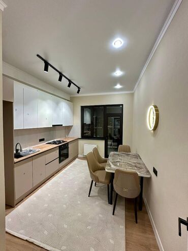 долгосрочная квартира жалал абад: 2 комнаты, 49 м², Элитка, 14 этаж, Дизайнерский ремонт