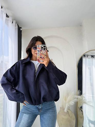 opposite kovin: Jakna kratka sa rajsferšlusom - Model: kratka, opušten/oversize kroj — 1