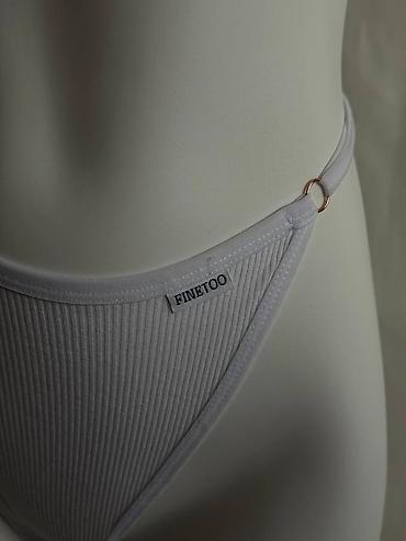 Трусики: Трусы-стринги женские, высокая посадка - Модель: минималистичные — 5