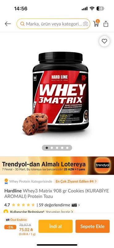 canta sport: Protein Çəki: 751 - 1000 g, Yeni