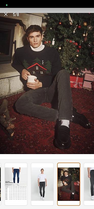 Cinslər: AC&Co / Altınyıldız Classics kişi cins şalvarı. Ölçüsü çox kiçik — 7