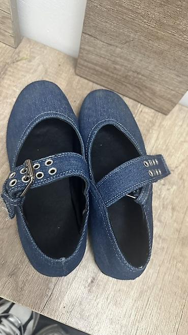 Туфли: Туфли, 35, 35.5, Zara, Б/у, цвет - Синий — 3