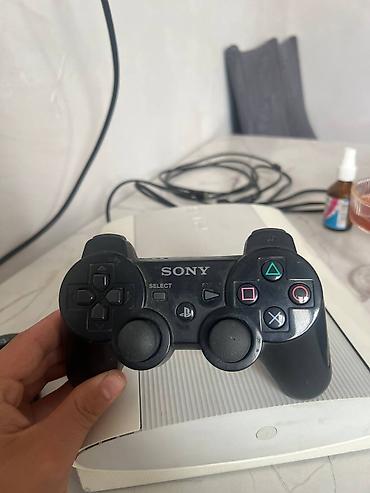 PS3 (Sony PlayStation 3): PlayStation 3 Super Slim (белая) Комплект: - Консоль PS3 Super Slim — 7
