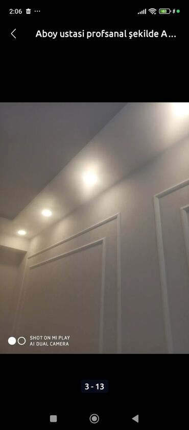 Təmir işləri: Malyar Aboy ustası laminat paduqa spoklyovka astar üz vurulması işleri — 13