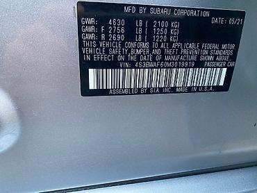 Subaru: Subaru Legacy: 2021 г., 2.5 л, Вариатор, Бензин, Седан — 8