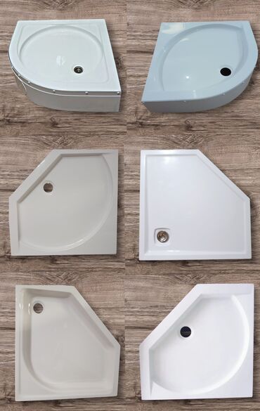 Duş poddonları: Duş poddonları fiber akril material. ölçülər mövcuddur YENİ — 2